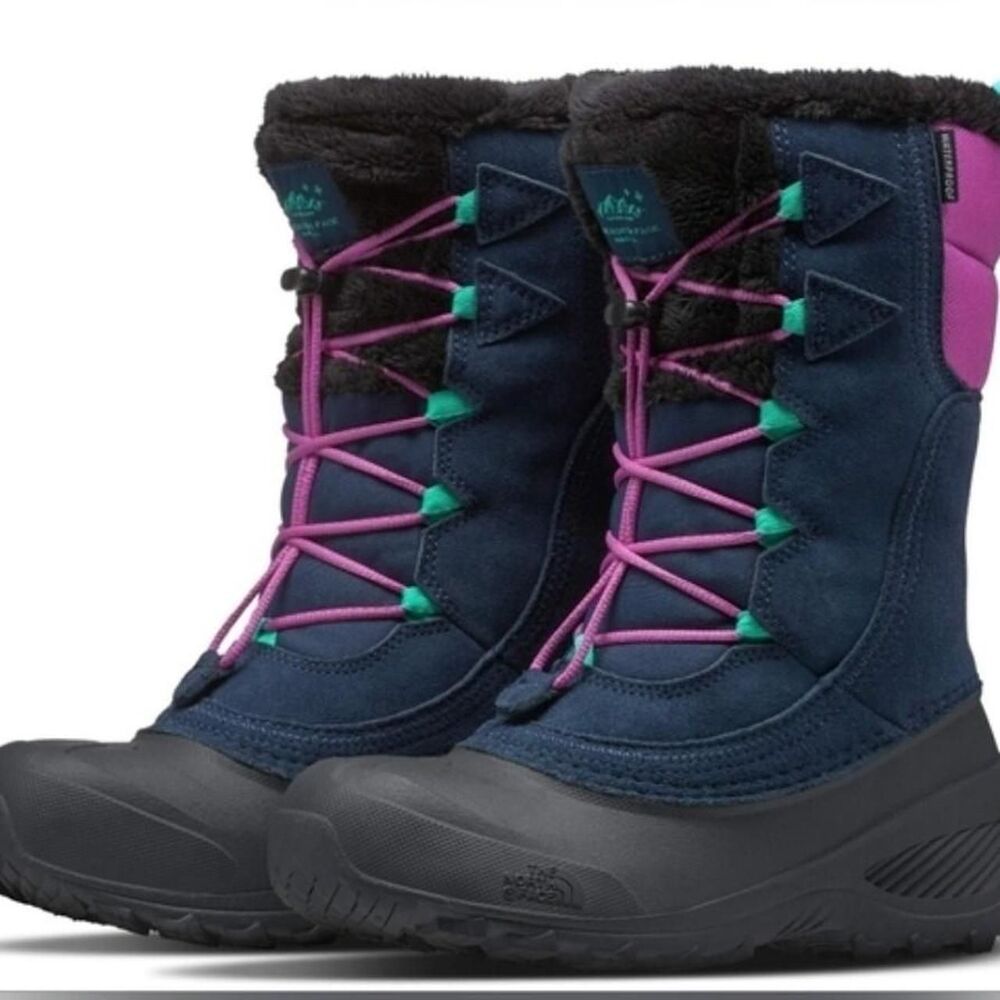 The-north-face Women's Pink and Blue Boots